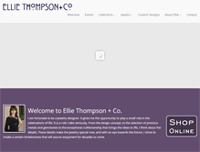 Tablet Screenshot of elliethompsonco.com